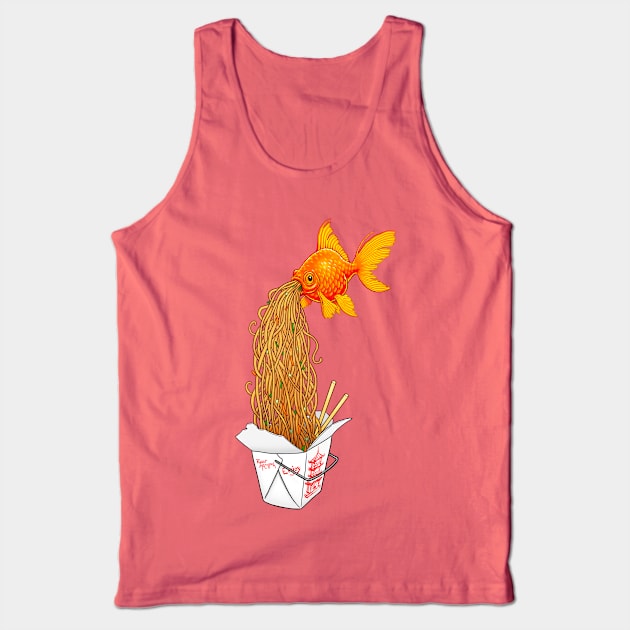 Chow Mein Goldfish Tank Top by CritterArt